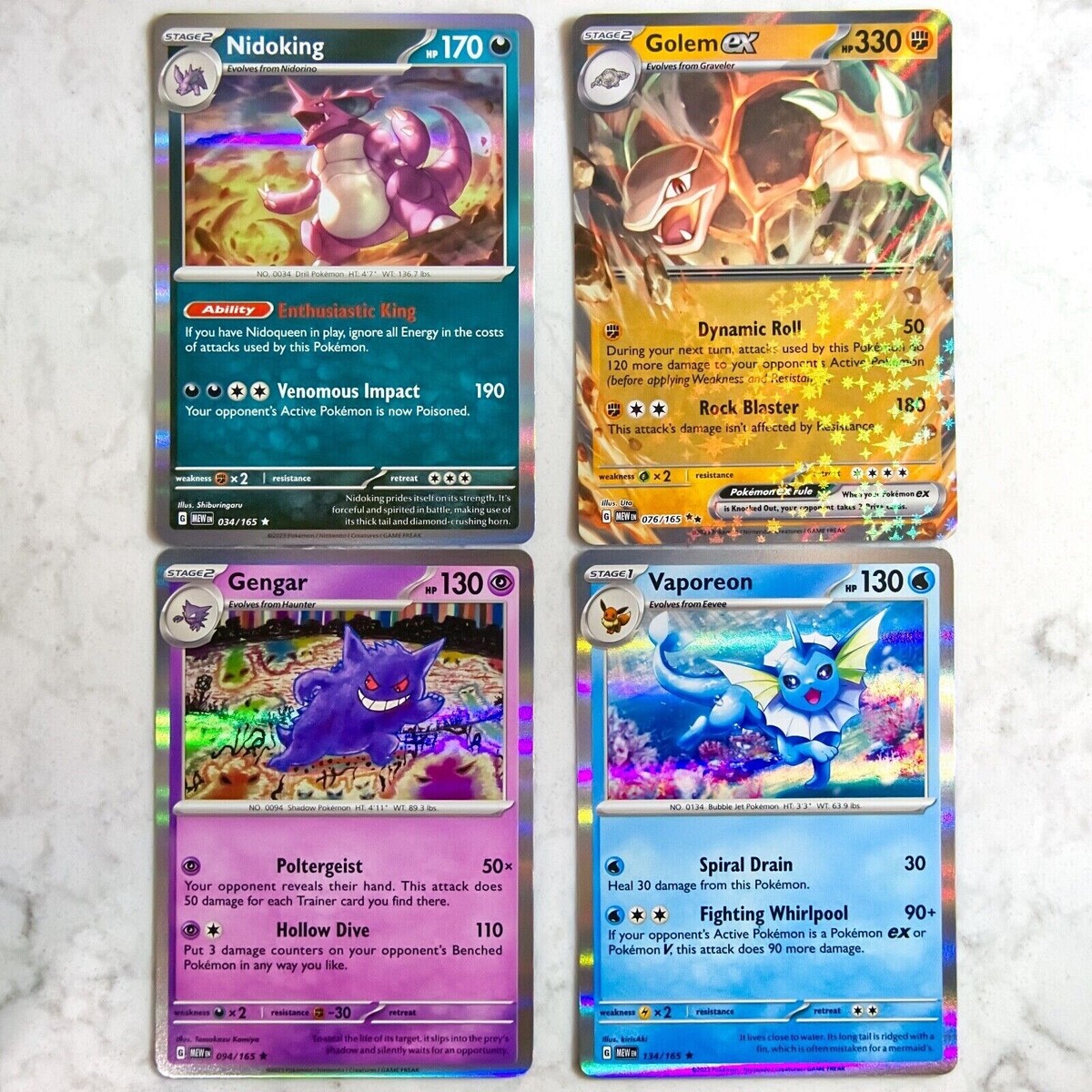 Pokemon Scarlet & Violet 151 Rare Starmie #121 Pokemon Scarlet & Violet 151 Rare Starmie #121