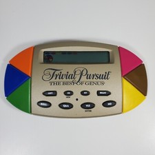 Trivial Pursuit Best of Genus Electronic Handheld Trivia Game 1997 VTG Working