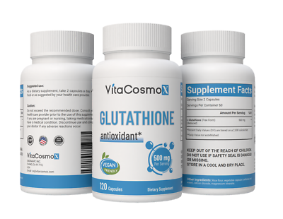 glutathione pills online 2er-Sparset: L-Glutathion - reduzierte Form aus natürlicher Fermentation -  300 mg pro Tagesdosis (1 Kapsel) - 2 x 60 Kapseln - von Unimedica,  Nahrungsergänzungsmittel mit L-Glutathion main image 1