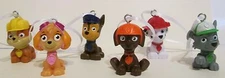 Paw Patrol Figurine Ornament Set of 6 - Zuma Skye Rocky Rubble Chase Marshall