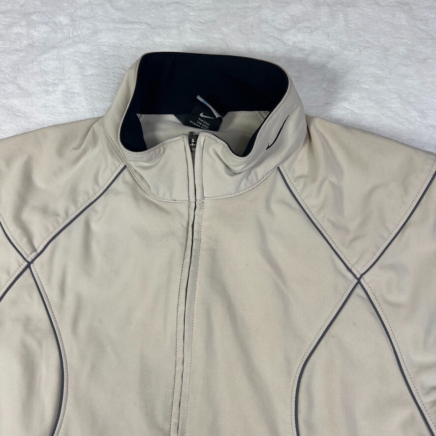 SACAI X NIKE Giacca Vintage Nike Clima Fit Manica Corta Zip Uomo M Corsa Golf Ciclismo Y2K