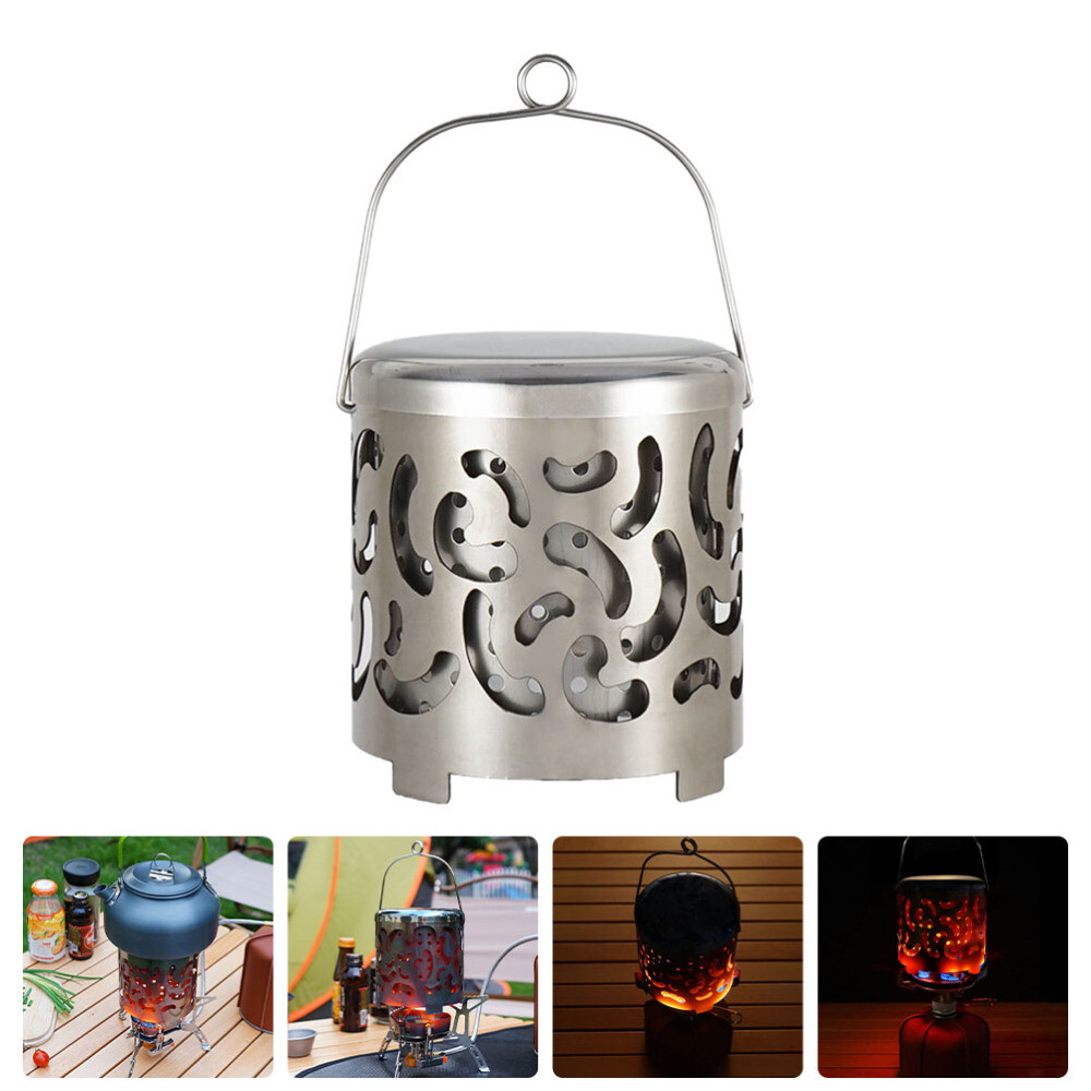 1 STÜCK Praktische Heizung Ofenabdeckung für Innenraum-Camping-Mini-Herd im