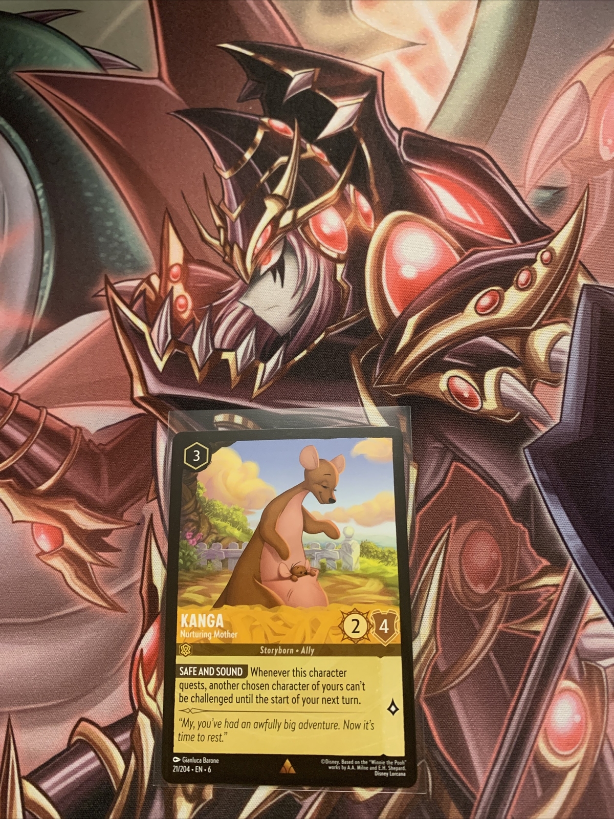 Kanga - Nurturing Mother | Disney Lorcana Azurite Sea | 21/204 | NM | Rare