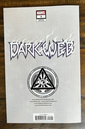 🔥🕷 DARK WEB 1 SET SKAN Unknown 616 Trade Dress Variant GOBLIN QUEEN HIGH GRADE - Picture 3 of 3