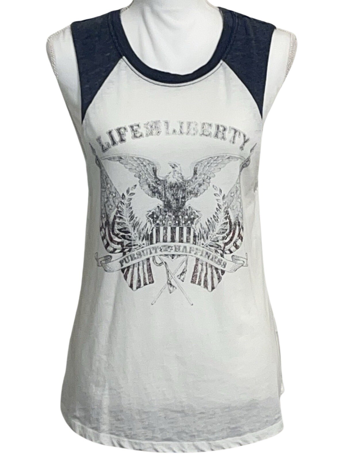ALTRA Maglietta senza maniche OTHER FOLLOW Life Liberty La ricerca della felicità da donna taglia XS