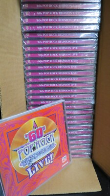 60'S POP ROCK LIVE REUNION NEW Wholesale LOT 30 CDS ,GRASS ROOTS,HERMAN HERMITS,