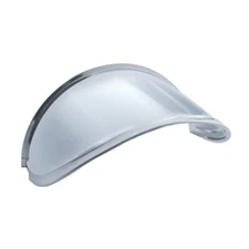 United Pacific 10531 7" Round Steel Extended Style Headlight Visor - 1 Unit