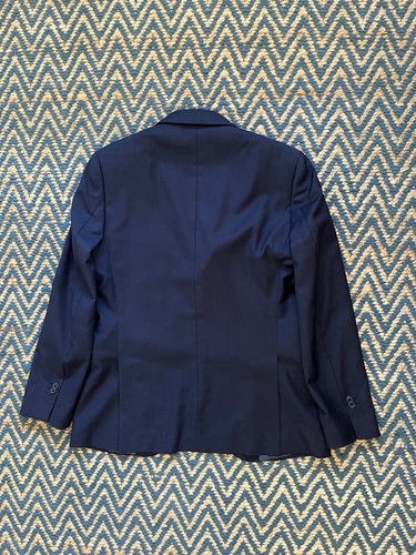 Men's Massimo Dutti Blue Suit. Jacket : 38. Pants 31". Wool - Picture 3 of 6
