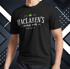 NEW! MacLarens Irish Pub Logo Funny USA Size Unisex Hoodie & T-Shirt