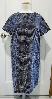 Ann Taylor Loft Womens Dress Holiday Shimmer Tweed Boucle Size 12 | eBay