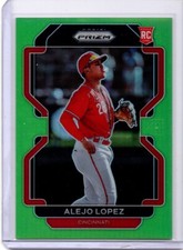 Alejo Lopez 2022 Panini Prizm LIME GREEN RC 001/125 Tier 3 Rookie Card #246