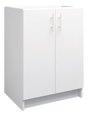 JD Greta Kitchen Base Unit Fixed Height 600mm Storage Cabinet – White Matt