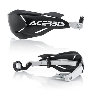 Acerbis X-Factory Schwarz Weiß Lenkerverkleidungen Honda CRF 250 USA 2014-2017
