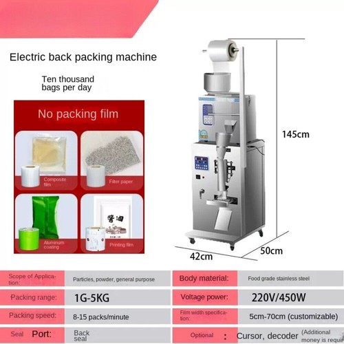 Automatic Tea Sachet Packing Machine Coffee Teabag Making Machine NEW - Picture 15 of 22
