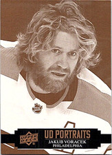 2021-22 Upper Deck Hockey Series 1 Portraits P-11 Jakub Voracek