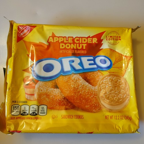 Buy Apple Cider Donut Oreo Cookies Limited Edition 12.2 Oz Nabisco