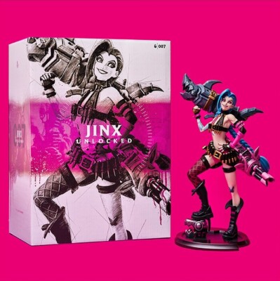 LoL League of Legends JINX Unlocked Statue Figure Riot Games