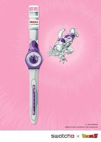 Swatch Dragon Ball Z FRIEZA Silicone 34mm GZ359 Unisex Watch - Picture 9 of 9