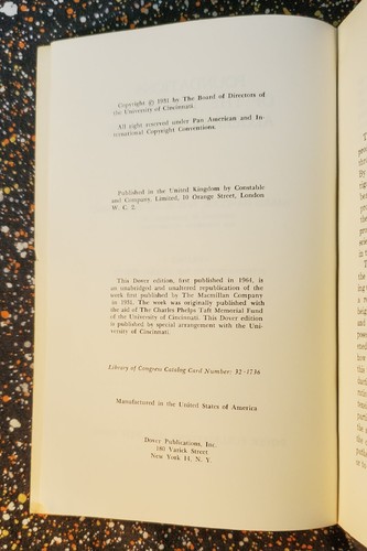 Foundations of the Theory of Algebraic Numbers Volume I, Harris Hancock, PB - Picture 8 of 16