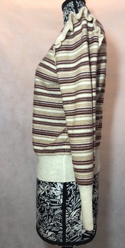 Joie Women Sweater Size M NWT Stripes Wool Cashmere Blend - 第 3/8 張圖片