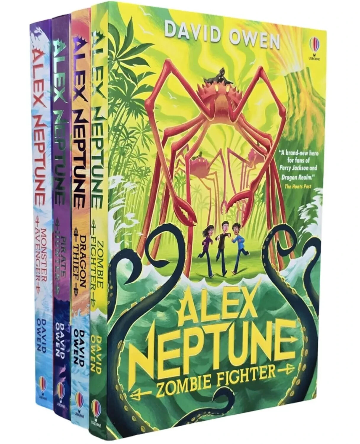 Alex Neptune Series Collection 4 Books Set by David Owen Pirate Hunter, Monster