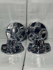 4 Chrome Trailer Wheel Hub Cap Cover 5 Lug 5 X 4.5 Pattern Cargocamper
