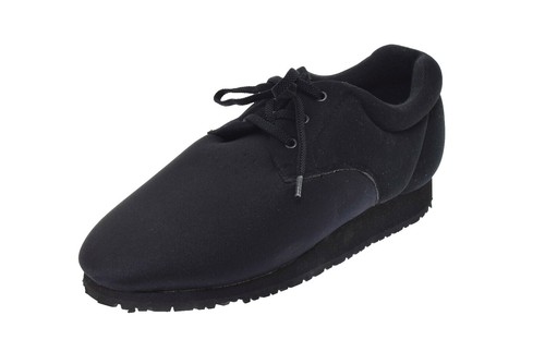 Pedors Black Orthopedic Shoes Ped 800X M 7.5/ W 9.5 Wide  display picture 1