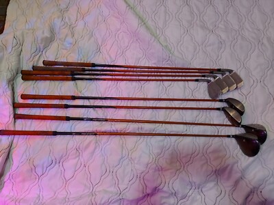 Lot of 8 Wilson Pro Staff Multi Metal  Mens R Flex Graphite Shafts