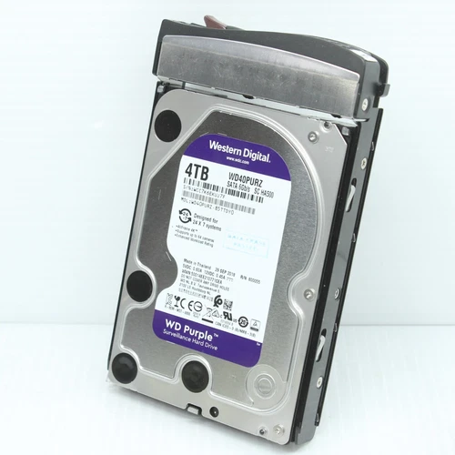 WD Purple 4TB 3.5" 64MB Cache SATA3 6Gb/s HD CCTV HDD 4K Hard Drive WD40PURZ