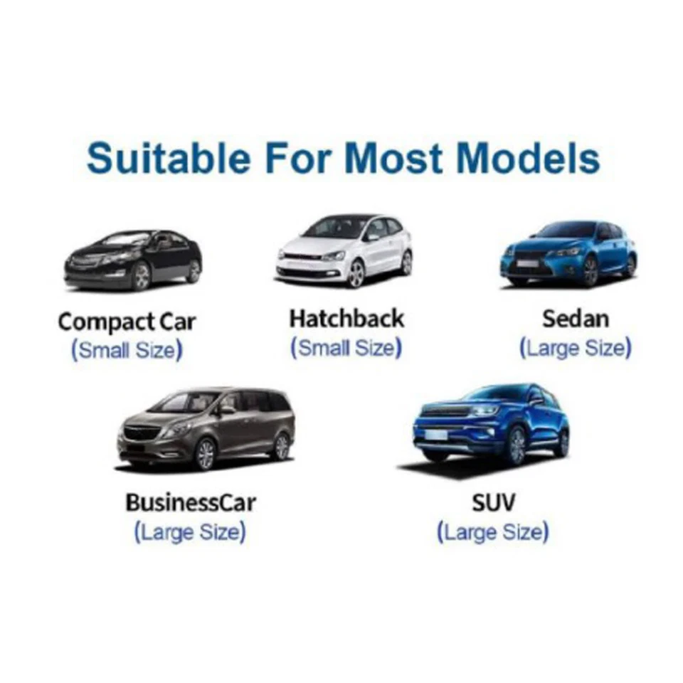 Car Windshield Sun Shade Front Window Visor For Chevrolet RAM GMC Ford F-Series - Изображение 2 из 4