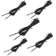 5PCS 2m 10K 1% 3950 NTC Thermistor Temperature Sensor Waterproof Probe  Cable