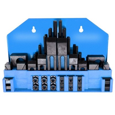 58pc 5/8in Slot 1/2-13 Stud Hold Down Clamp Set for Bridgeport Mill