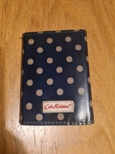 Cath kidston Blue and white polkadot travel card wallet