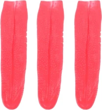 3Pcs Artificial Red Long Tongue Halloween Cosplay Props Halloween Haunted House