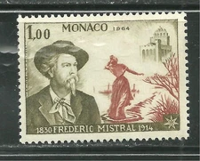 MONACO 598 MNH FREDERIC MISTRAL, POET