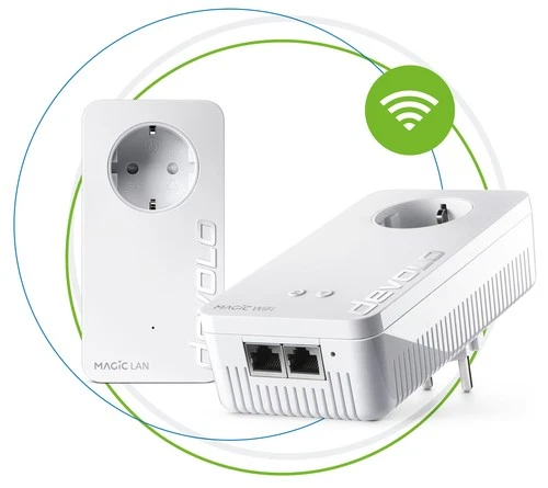 Devolo Magic 2 Starter Kit 2400 Mbit/s Ethernet LAN Wi-Fi Wit 2 stuk(s)