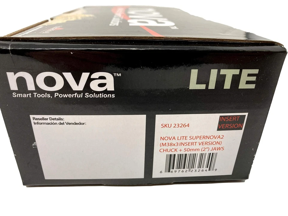 23264 Supernova 2 (SUPERNOVA2) Portabrocas de Torno de Madera Lite con Juego de Mandíbulas de 2", Inserto... Foto 3 de 3