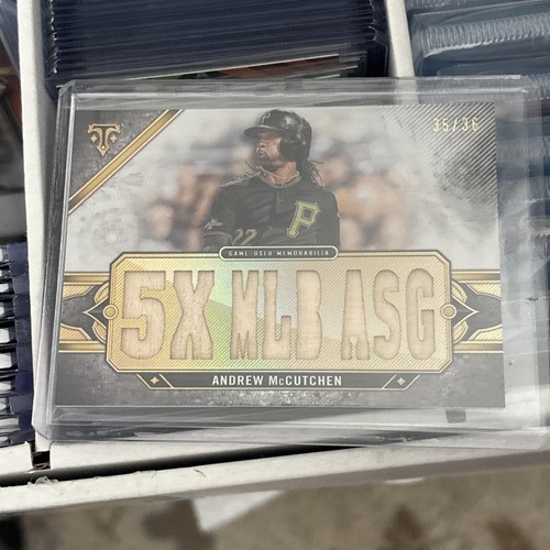 Andrew McCutchen 2024 Topps Triple Threads Bat MLB ASG Relic /36 ...