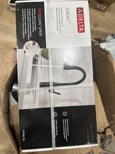 Delta Black Single-Handle Pull-Down Kitchen Faucet Pro Clean Spray jakari