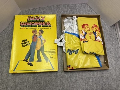 VTG 2 Belly Whopper Game Illco 1975 Inflatable Blow Up Bump Kid COMPLETE
