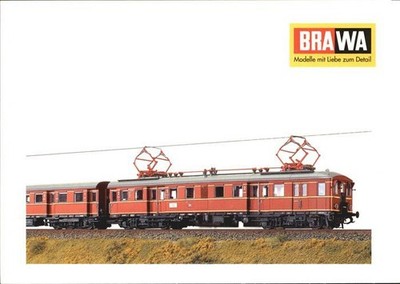 Model Railway Model Railway Postcard Brawa Railcar BR ET 65 H0 