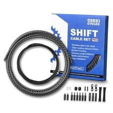  Cycles Bike Shifter Cable Housing Kit PRO for Shimano/SRAM/MicroShift - 