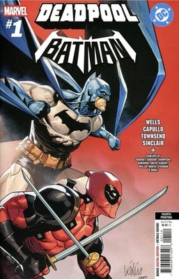 DEADPOOL BATMAN #1 LEINIL YU 4TH PRINT VARIANT COVER NM DC MARVEL COMICS 2026