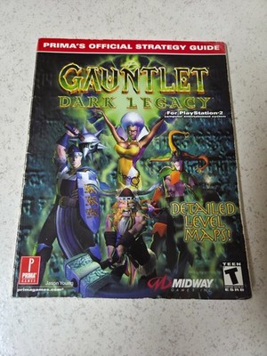 GAUNTLET DARK LEGACY PRIMA GAMES STRATEGY GUIDE VERY RARE!
