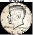 1968-D KENNEDY HALF DOLLAR 40 % SILVER, BEAUTIFUL RARE  COIN, FAST SHIPPING