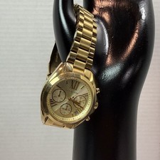 Michael Kors MK5798 Gold Tone Chronograph Watch 256401 Date