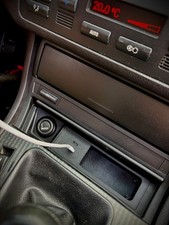 BMW E46 Caricabatteria Rapido USB C + Scomparto Portaoggetti