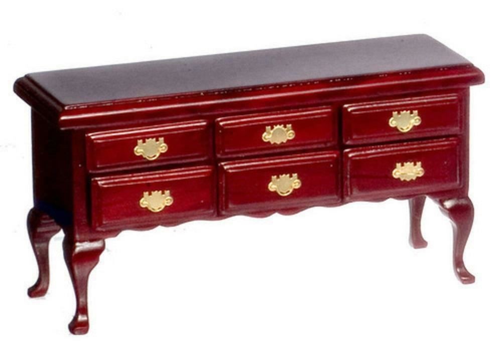 Dolls House Victorian Mahogany Sideboard Miniature 1:12 Dining Room Furniture