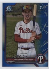 2022 Bowman Chrome Prospects Blue Refractor /150 William Bergolla #BCP-159 0o48