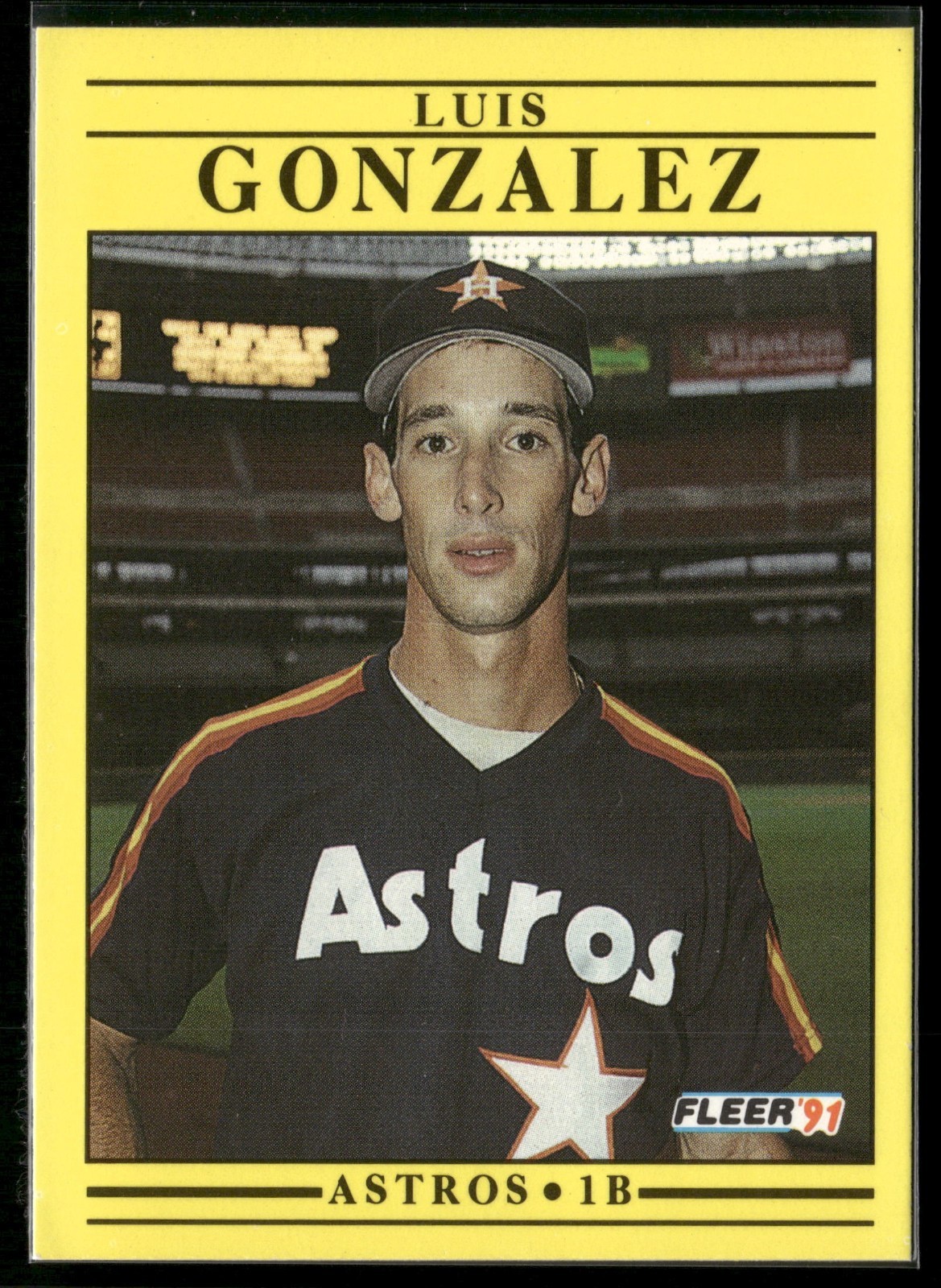 1991 Fleer - Luis Gonzalez #507 (RC)